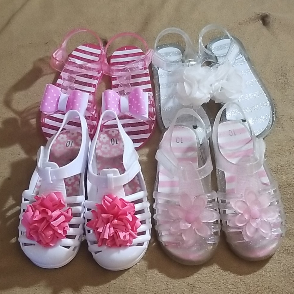 Kids Jelly Sandals size 10